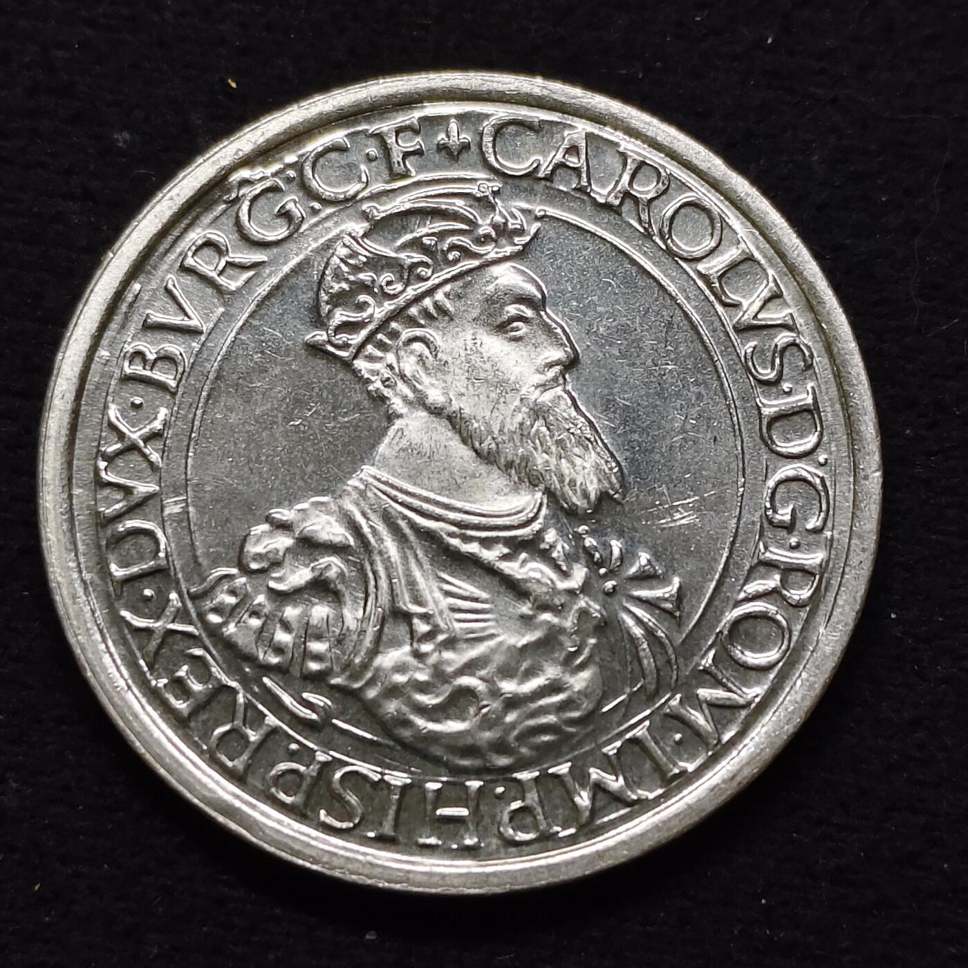 【全场包邮】纯粹捡漏拍479场（免费代拍第16场） 比利时1987年5埃居罗马条约30周年（37毫米22.85克）纪念银币