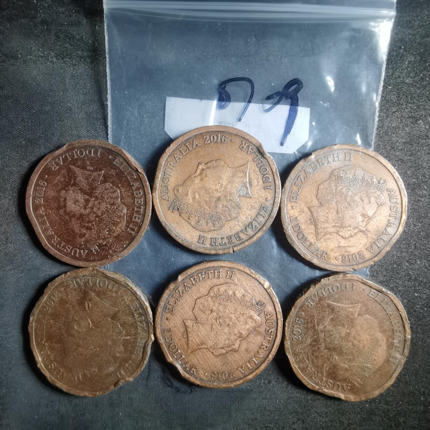 沼泽如烟--第907场 澳大利亚一元改刻 差品