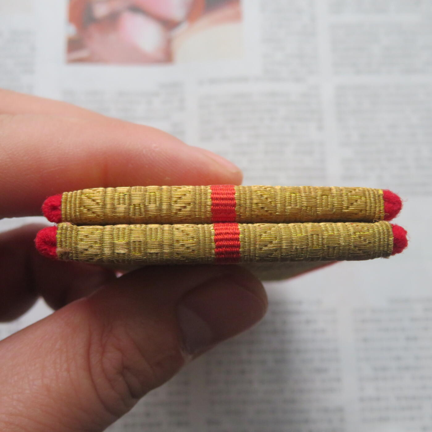 34--55陆军准尉大衣肩章一付（3号长度）（4）