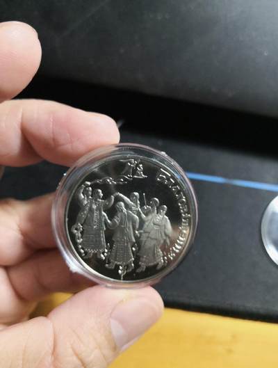  乌克兰2008年5格里夫纳纪念币，传统节日系列。直径35mm。全新镜面proof，非常精美！ -  乌克兰2008年5格里夫纳纪念币，传统节日系列。直径35mm。全新镜面proof，非常精美！