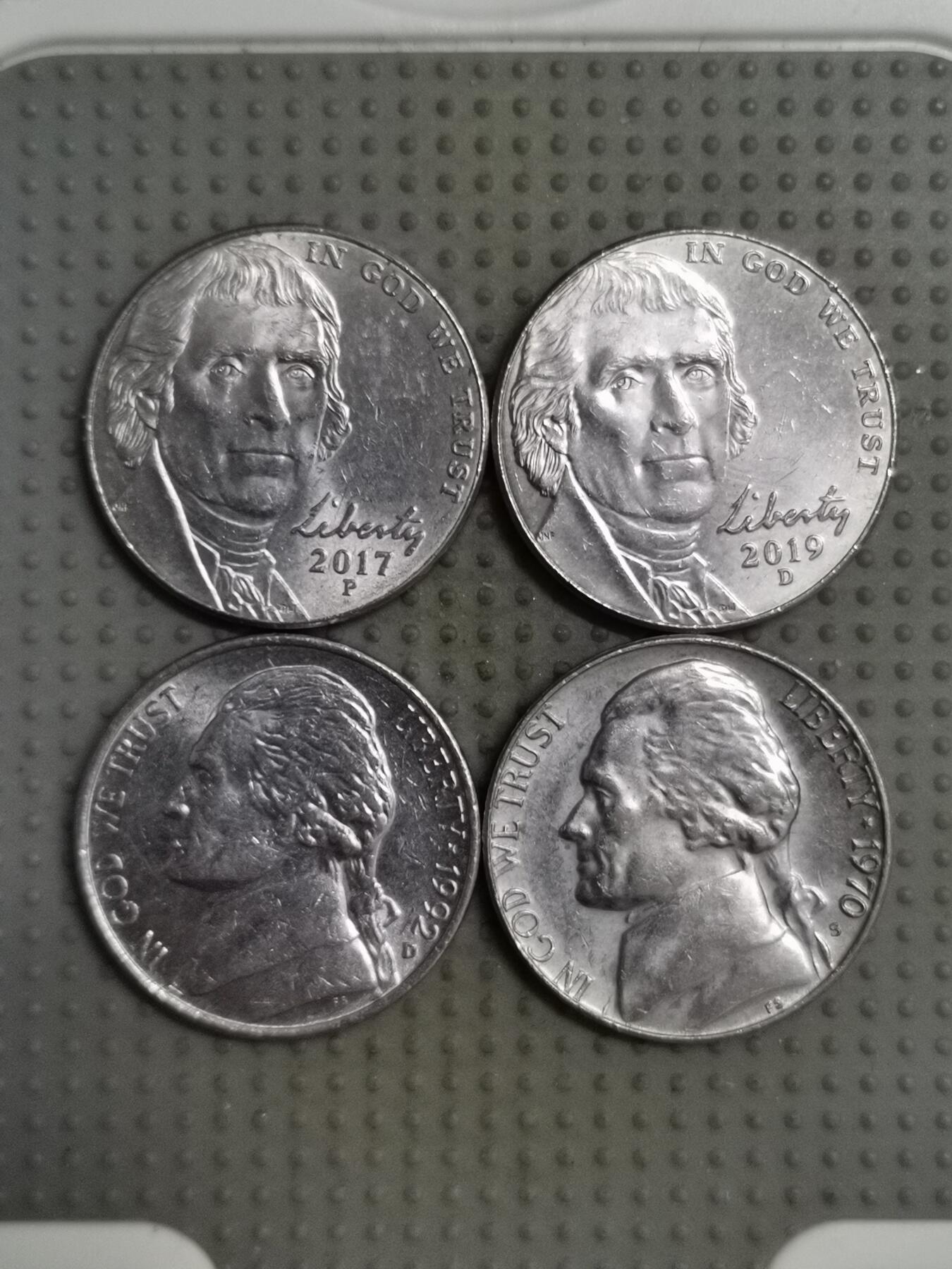 2025年第121场各国散币拍卖（总第121场） 美国5美分4枚