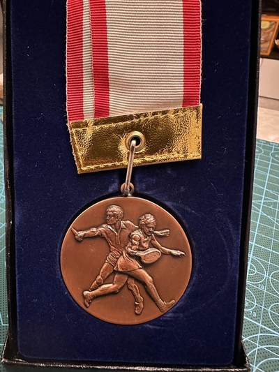 蒂克钱币-第48场日本章牌专场 - 日本 网球大赛 铜章 52mm