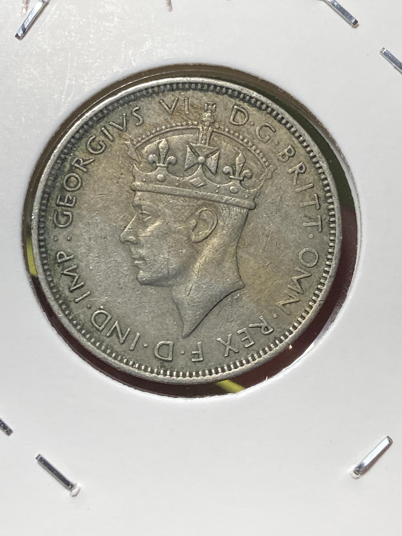 2025年第一百三十场(总第一百五十六场）外国好品纸夹散币场(免佣金) 少见–英属西非1939年3便士(乔治六世时期，KN标金斯诺顿厂造)