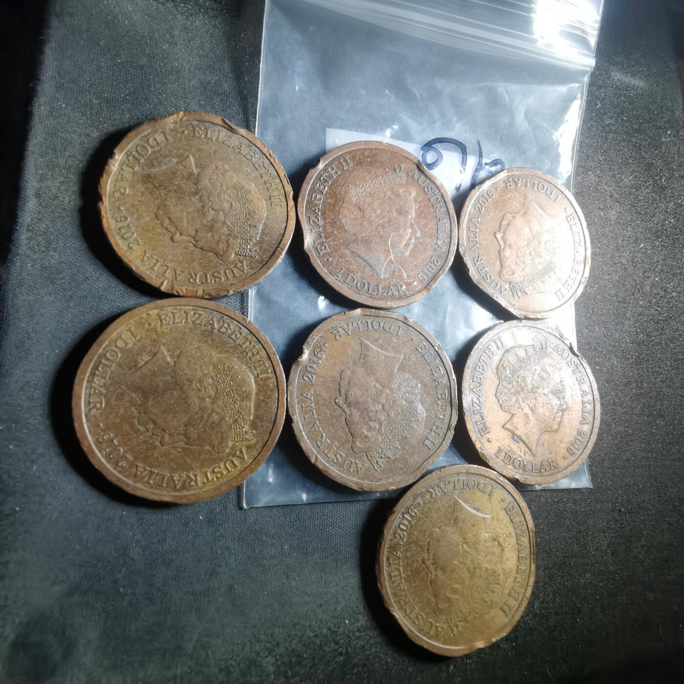 沼泽如烟--第907场 澳大利亚一元改刻 差品