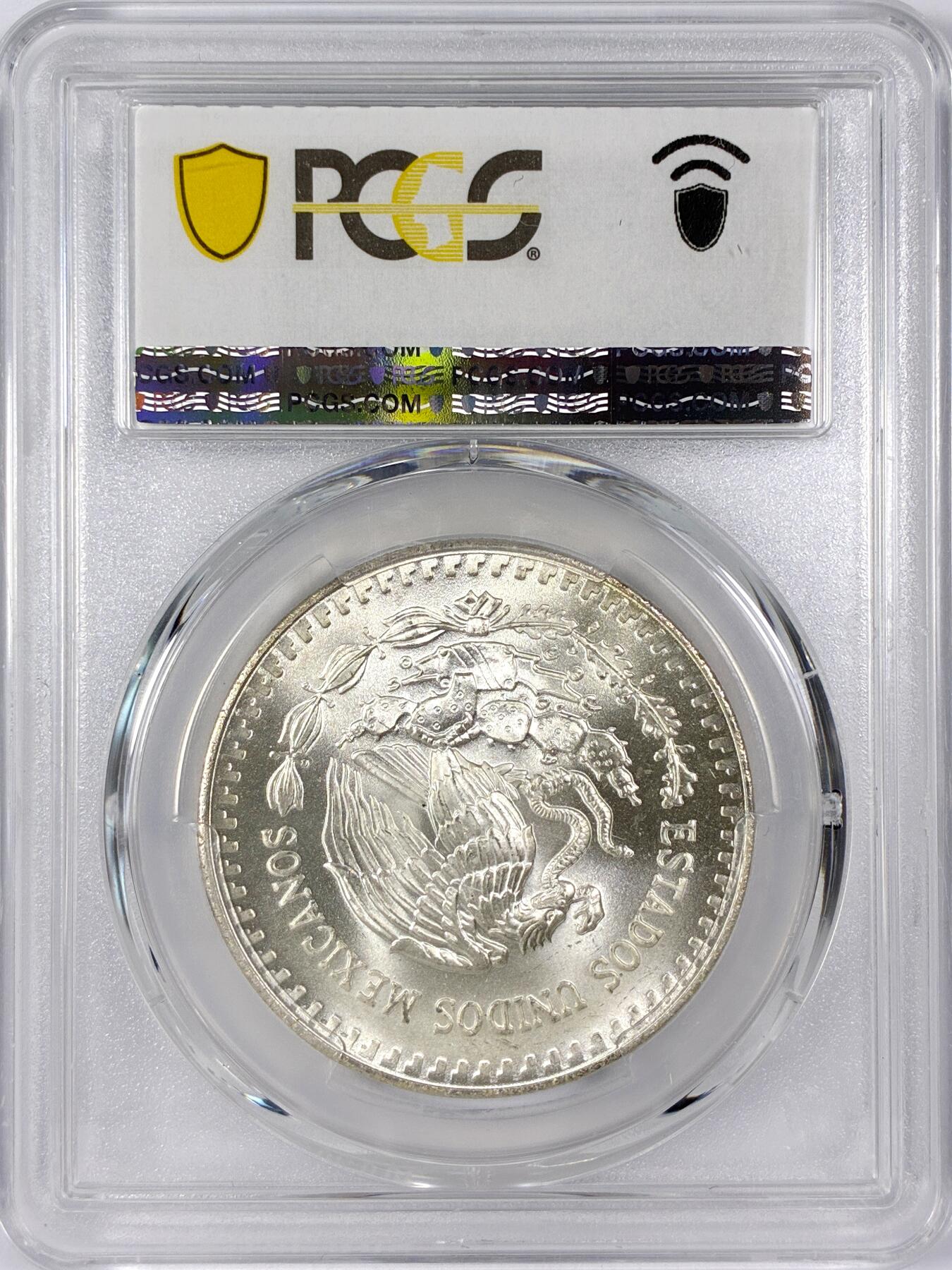 【雨安】【世界币章116期-评级币专场】2025-11-22 周六 19:30 保真【直播拍卖】 [评级现代] Mexico 墨西哥 投资银 自由女神 1盎司 1990年  PCGS-MS66