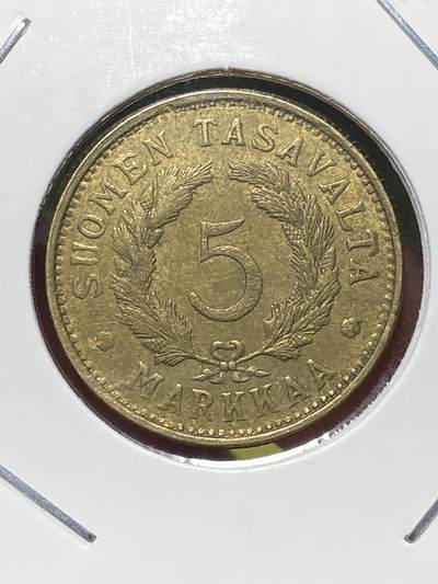 2025年第一百三十场(总第一百五十六场）外国好品纸夹散币场(免佣金) - 芬兰🇫🇮1949年5马克(H标)