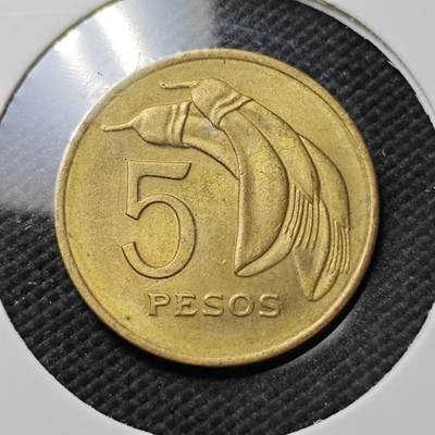 KK钱币收藏小铺  第373场  2月预留时间 周末发货 -  乌拉圭5比索铜币