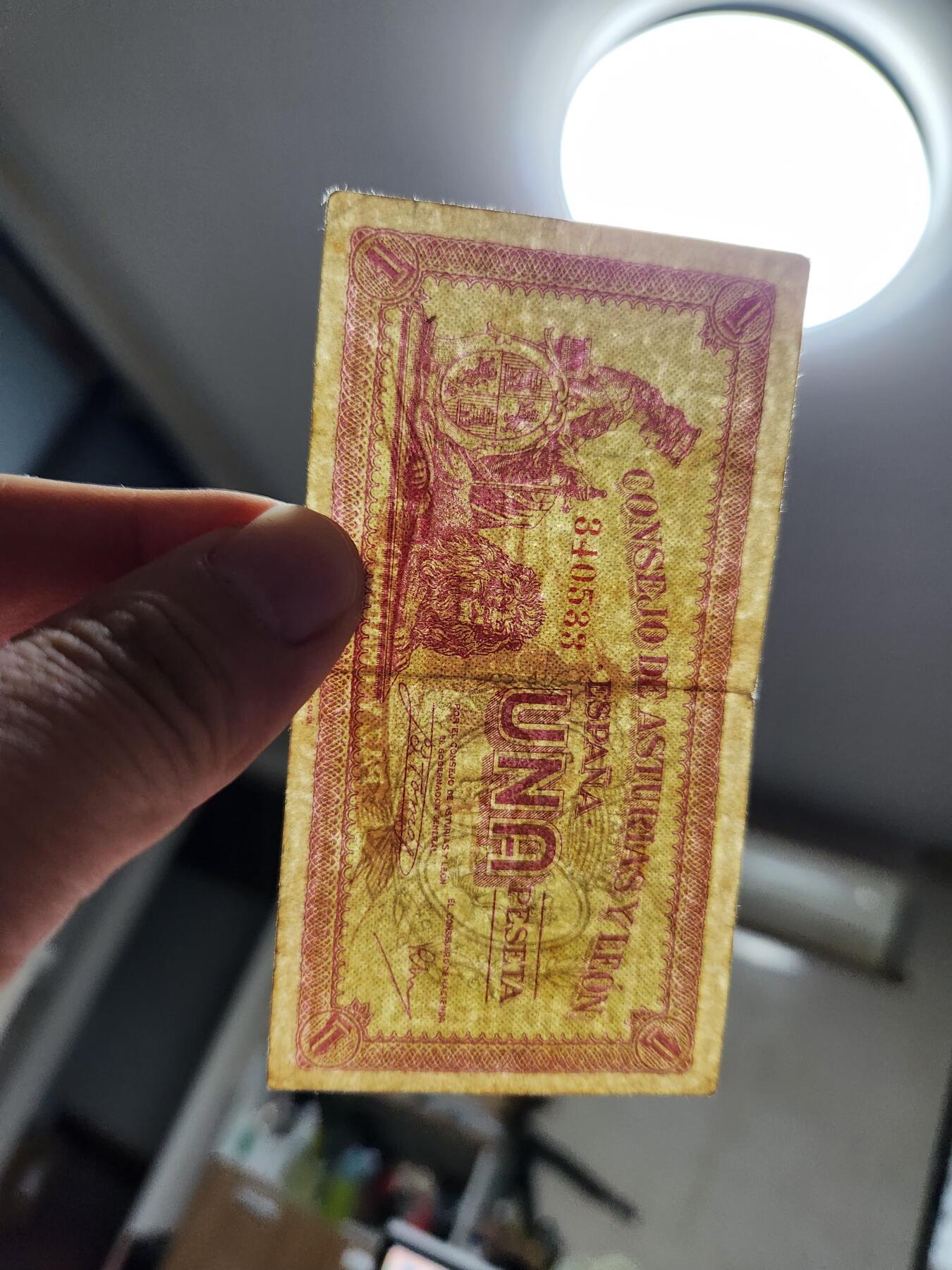 11月21号晚上8点 外国纸币自动截拍第61场 西班牙1936年1稀少