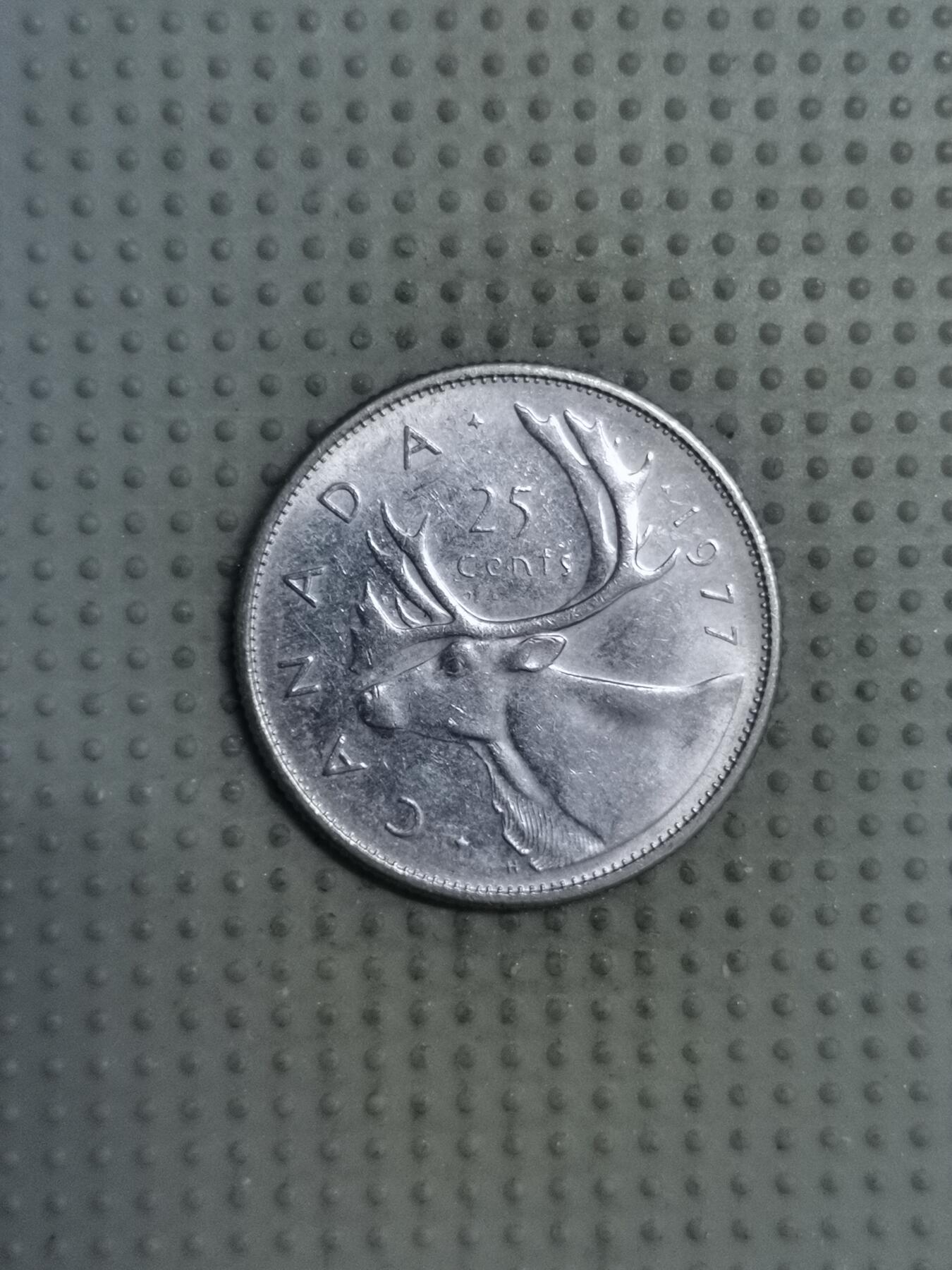 2025年第121场各国散币拍卖（总第121场） 加拿大1977年25分