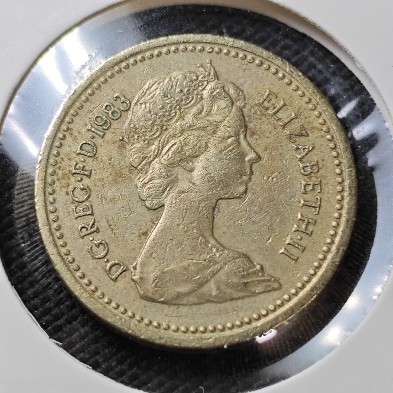 KK钱币收藏小铺  第373场  2月预留时间 周末发货  英国1镑