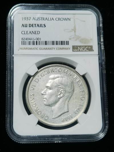 天下钱庄专场欢迎参拍 - NGC AU D澳大利亚皇冠银币