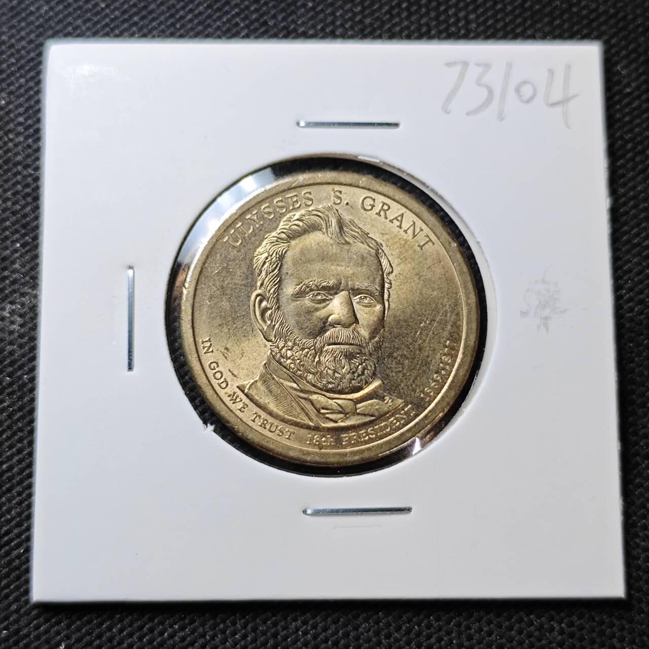 KK钱币收藏小铺  第373场  2月预留时间 周末发货  美国1元纪念币 好品