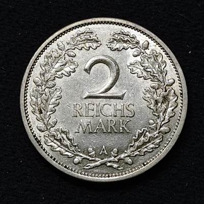 【全场包邮】纯粹捡漏拍479场（免费代拍第16场） - 德国第三帝国1927年2马克（26毫米10克）银币