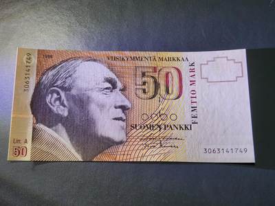 11月21号晚上8点 外国纸币自动截拍第61场 - 芬兰50几乎全新