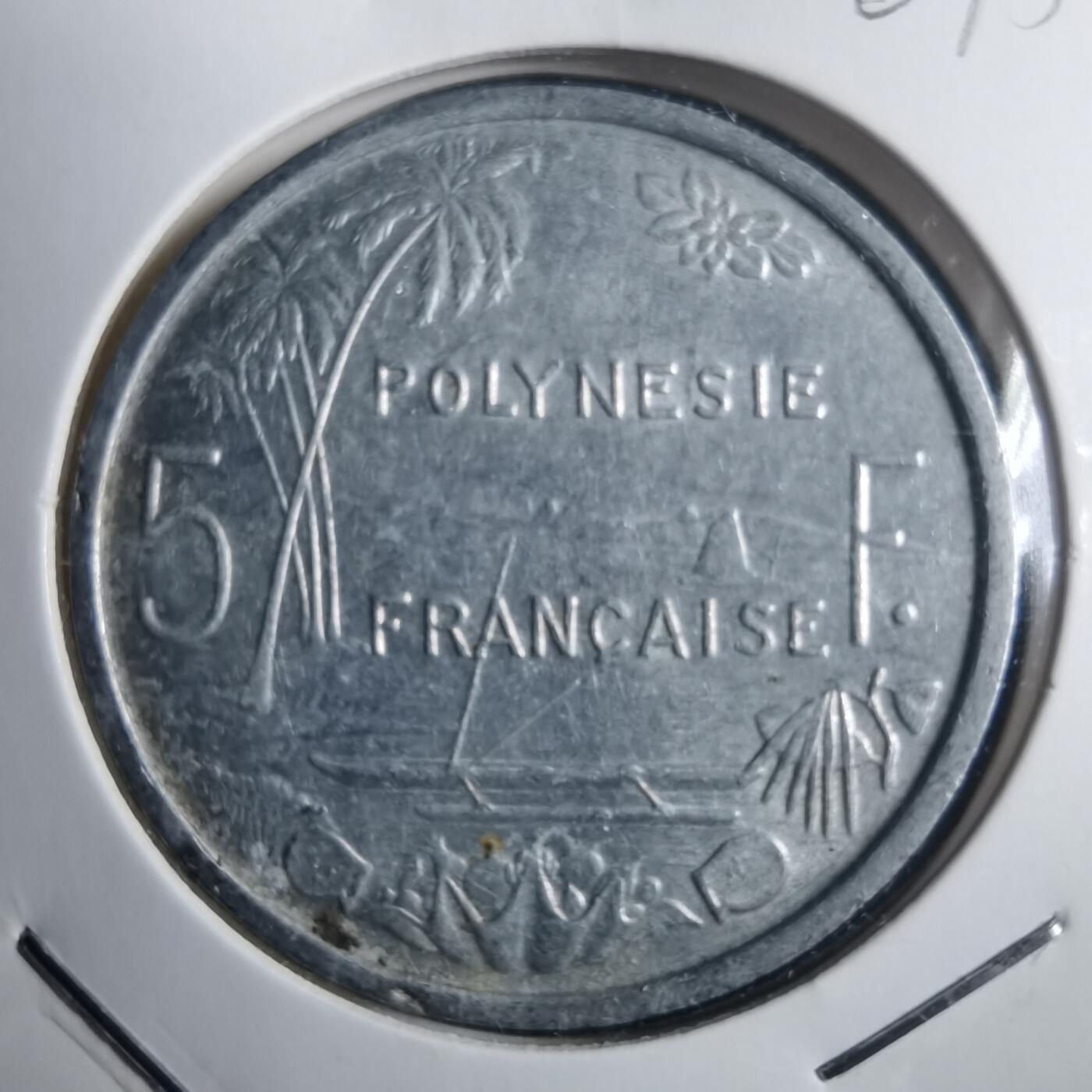 沼泽如烟--第907场 法属波利尼西亚1965年5法郎