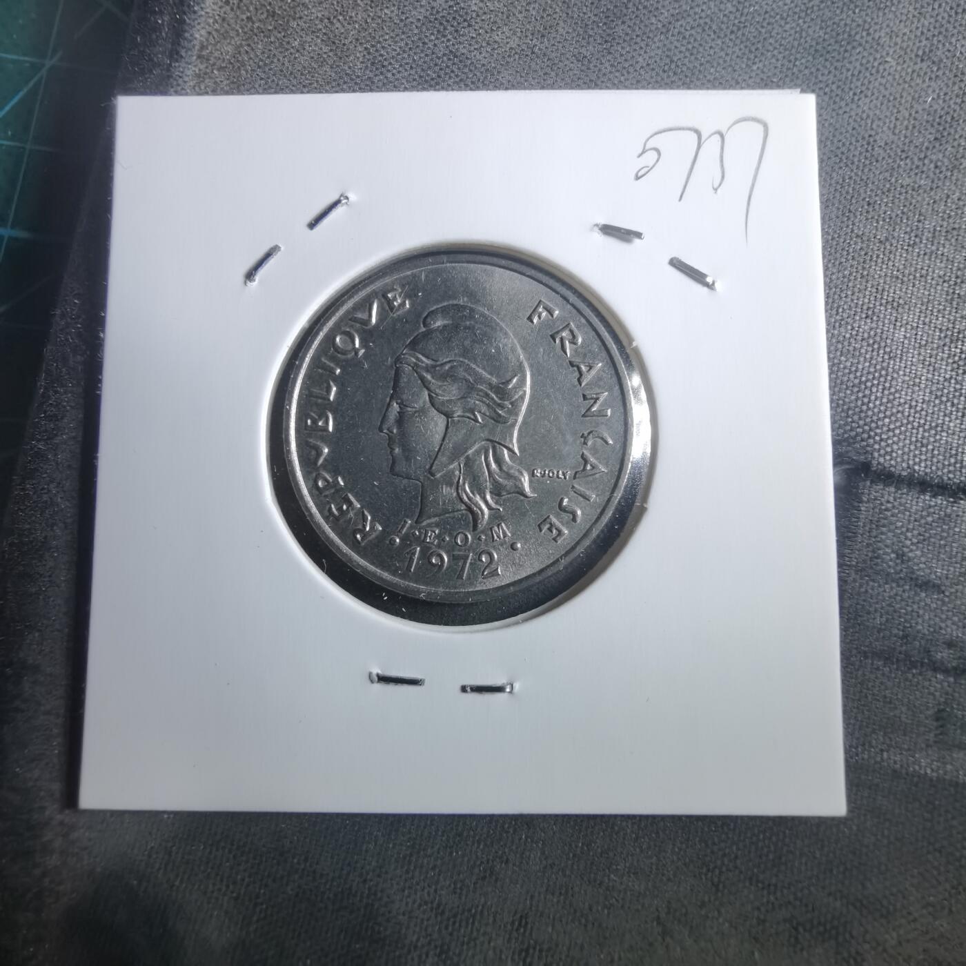 沼泽如烟--第907场 法属波利尼西亚1972年10法郎