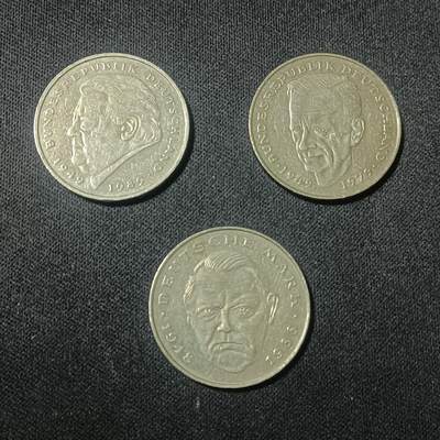 【游宝拍卖】乙巳蛇年90期 全场包邮 第三季收官场 - 德国🇩🇪 1990年2马克纪念币 F-斯图加特铸币厂