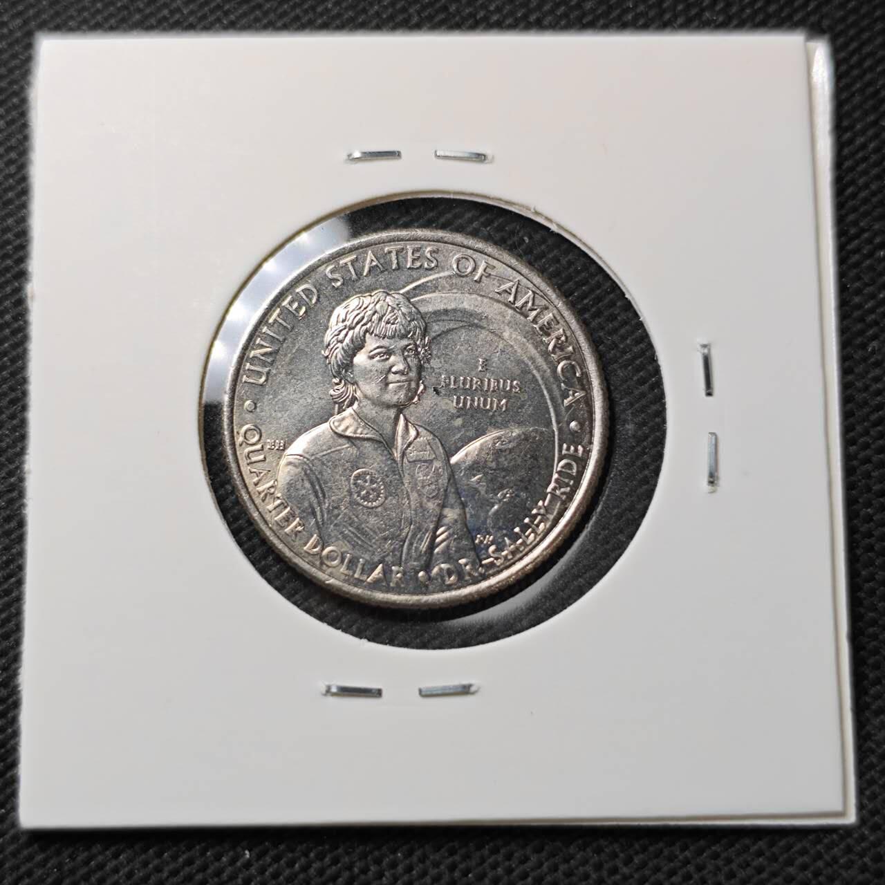 KK钱币收藏小铺  第373场  2月预留时间 周末发货  2022美国25分纪念币 好品