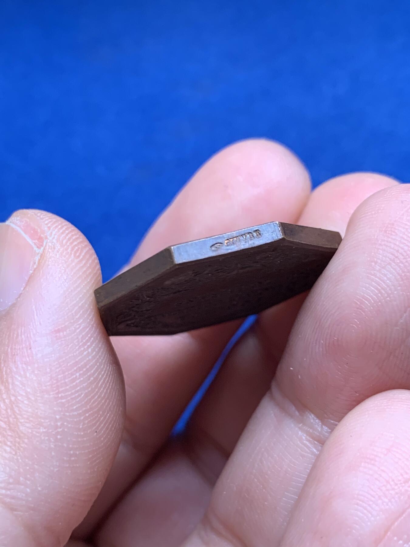 《竞宝斋》第440场 周日，周一，周二 3场连拍 （全场包邮） 法国八角铜质代币，奥尔良园艺协会，10.47g，25.5mm，手指边铭