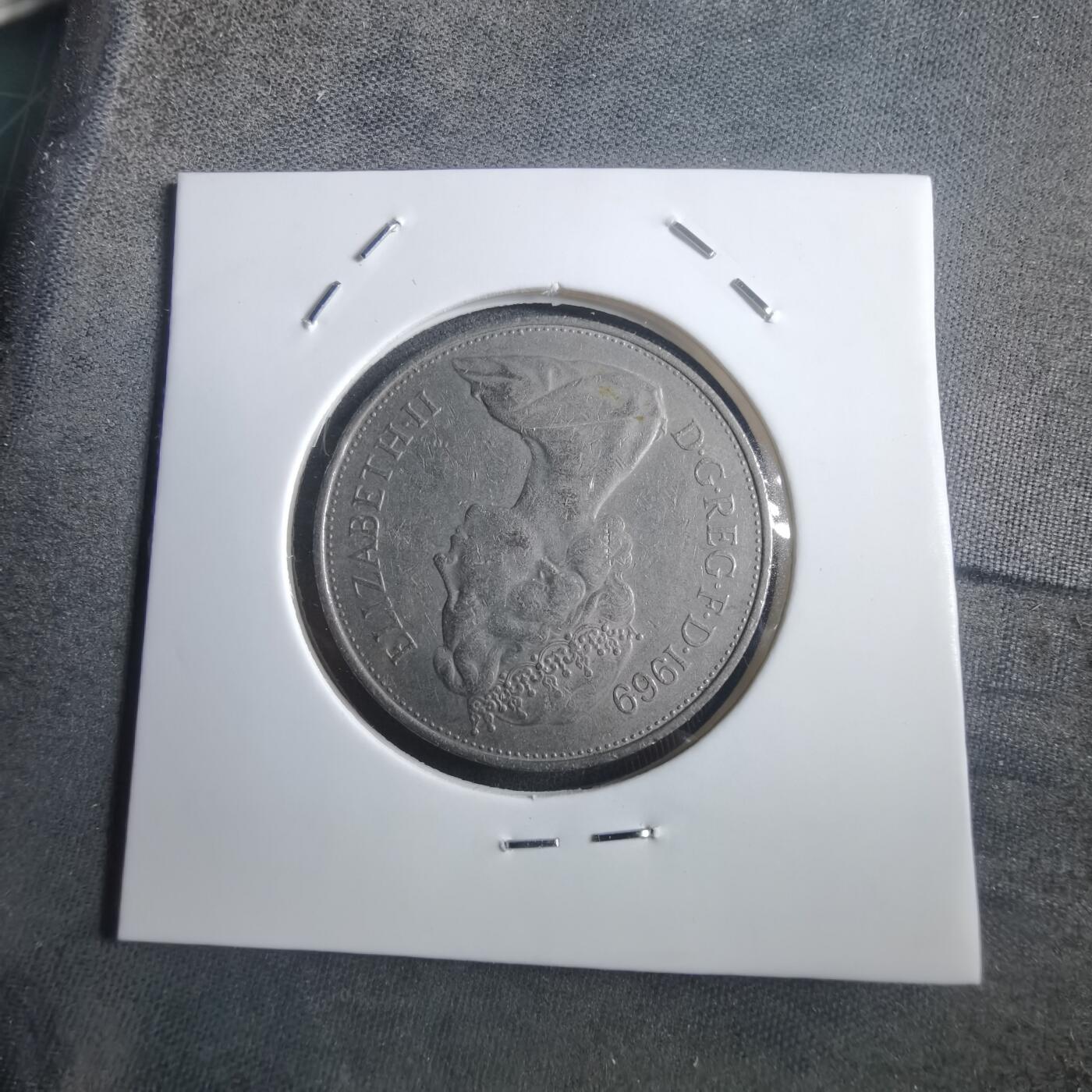 沼泽如烟--第907场 英国1969年10便士