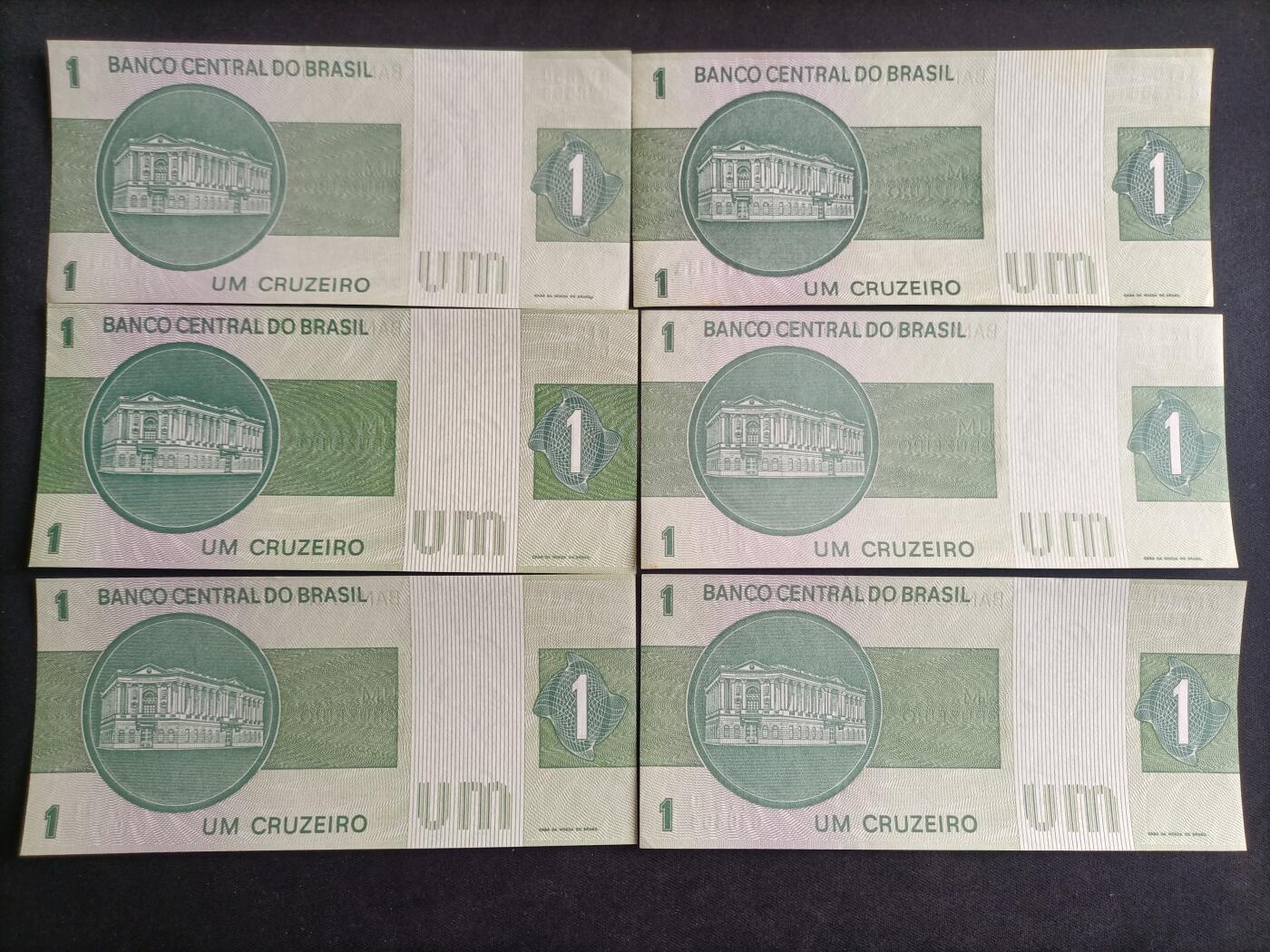 【游宝拍卖】乙巳蛇年89期 全场包邮 六六大顺特别场 巴西🇧🇷 UNC/AU/VF