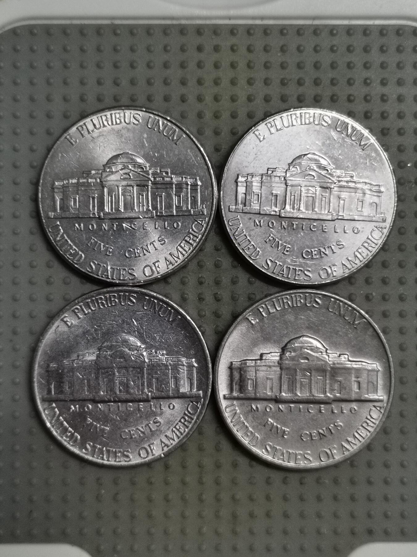 2025年第121场各国散币拍卖（总第121场） 美国5美分4枚