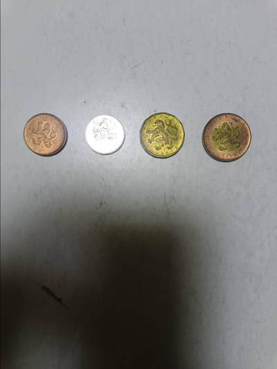 【20251122】非全新纸币第306场 - 欧洲国家4枚硬币