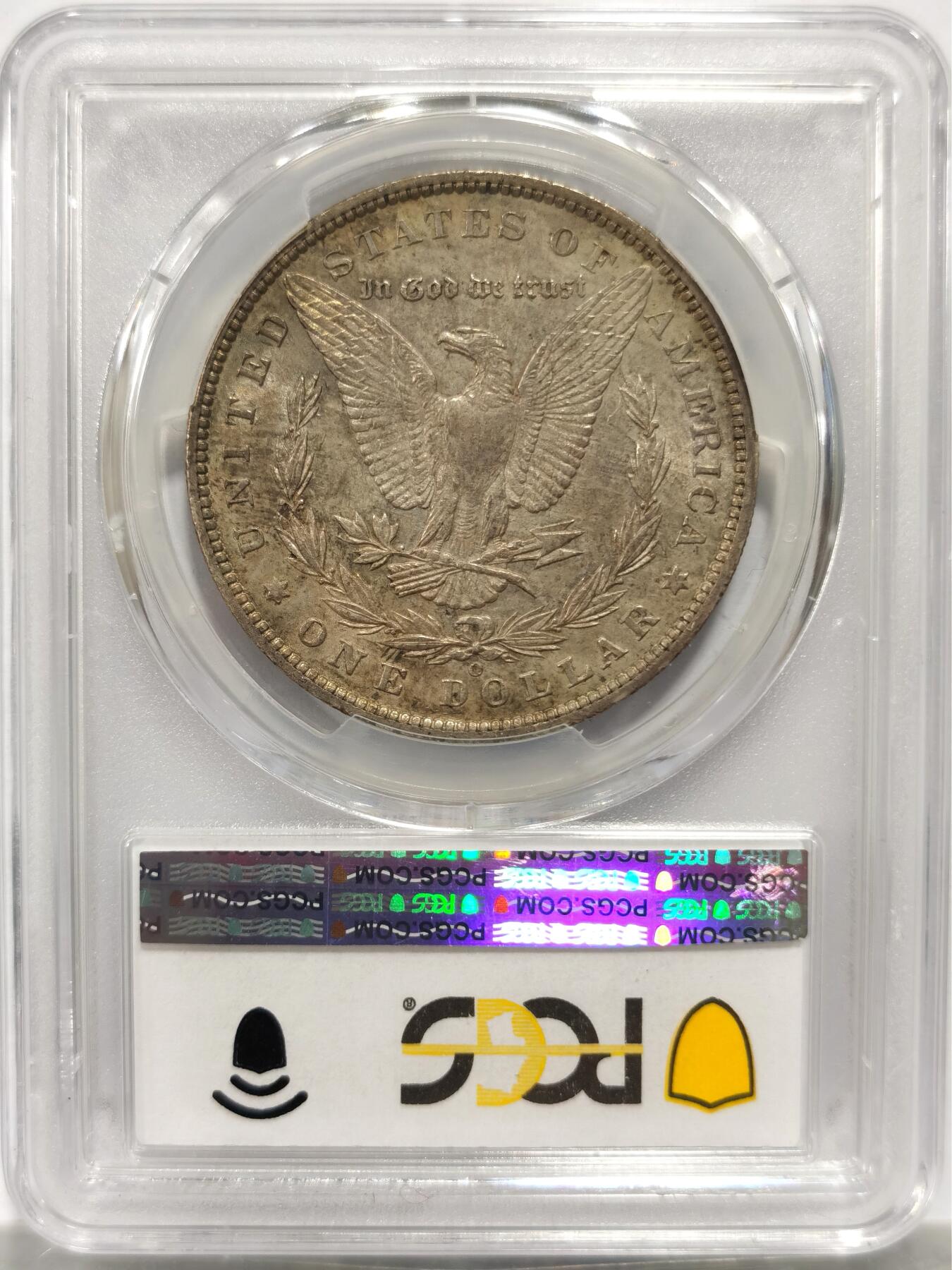 博洋堂藏家专场系列之美国钱币白金之夜专场暨第148期（全场包邮） PCGS AU58 美国1886 O 摩根 麦稀奇首见稀有版别 双面覆盖老包浆 不可错过的收藏品