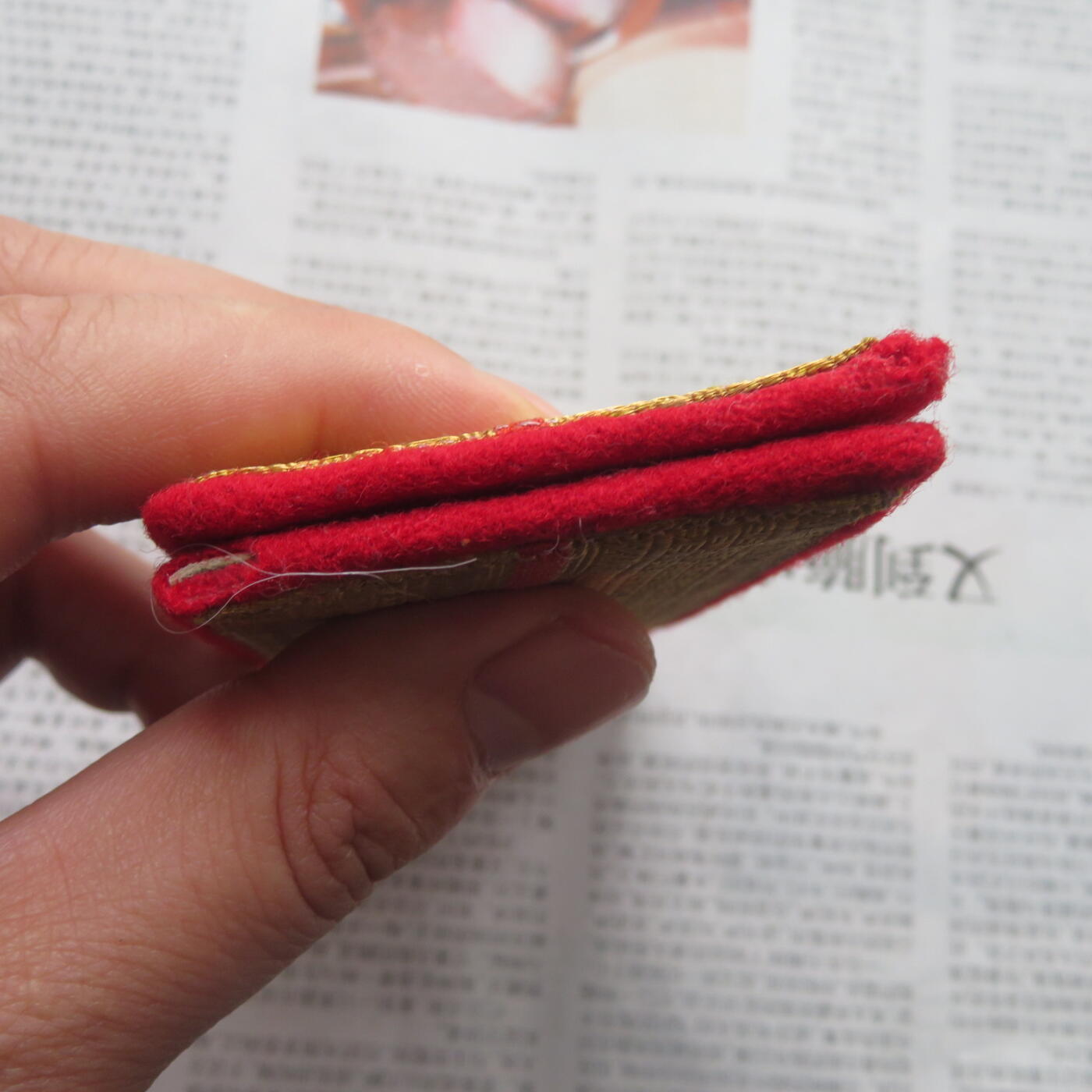 30--55陆军准尉大衣肩章一付（3号长度，有虫蛀）（5）