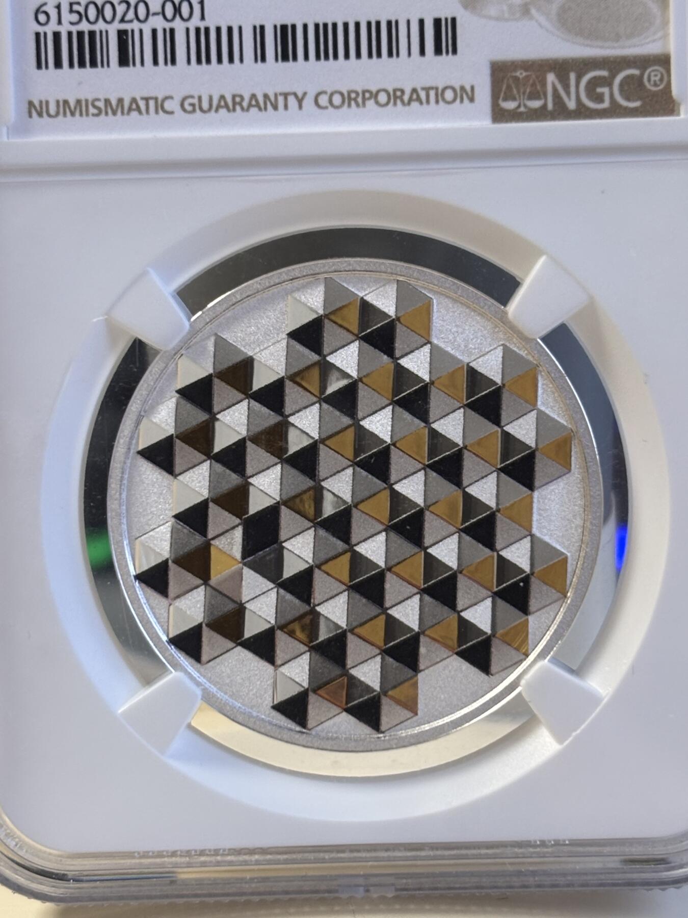 第182期拍卖 获奖拉脱维亚2020年个人自由精制彩银币NGC-PF70原盒证书，925银，22克，发行3500枚