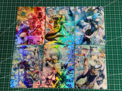 显眼宝36期 11月14日晚22:00截拍 佣金1起 可寄存～ - 燎原卡牌 焱卡文化  原神动漫卡牌 散配6张 浮雕彩闪工艺 超好看 63*88