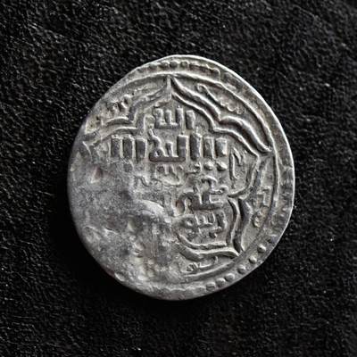 【良泉】第41期【自动场】11月27日晚19.30点开拍！86组，西方古代钱币专场 - 公元1295-1304年【蒙古帝国】伊尔汗国，合赞汗“三体文”银币，2.1克