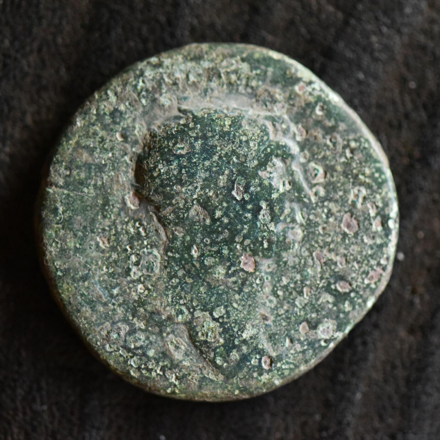 【良泉】第41期【自动场】11月27日晚19.30点开拍！86组，西方古代钱币专场 【藏家出品C】公元98-117年，古罗马帝国，五贤帝时代，图拉真，阿斯铜币，9.38克