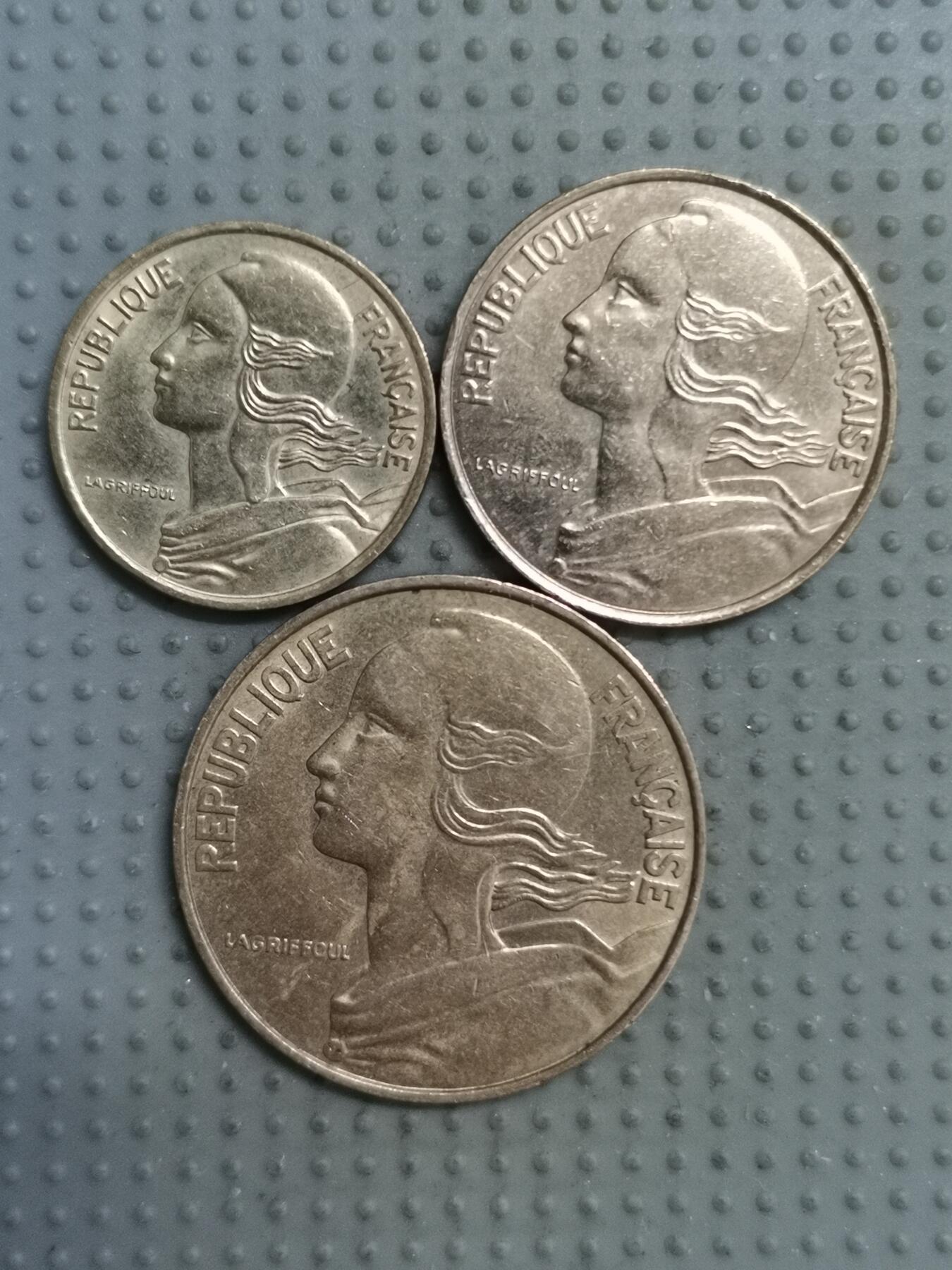 2025年第121场各国散币拍卖（总第121场） 法国生丁3枚