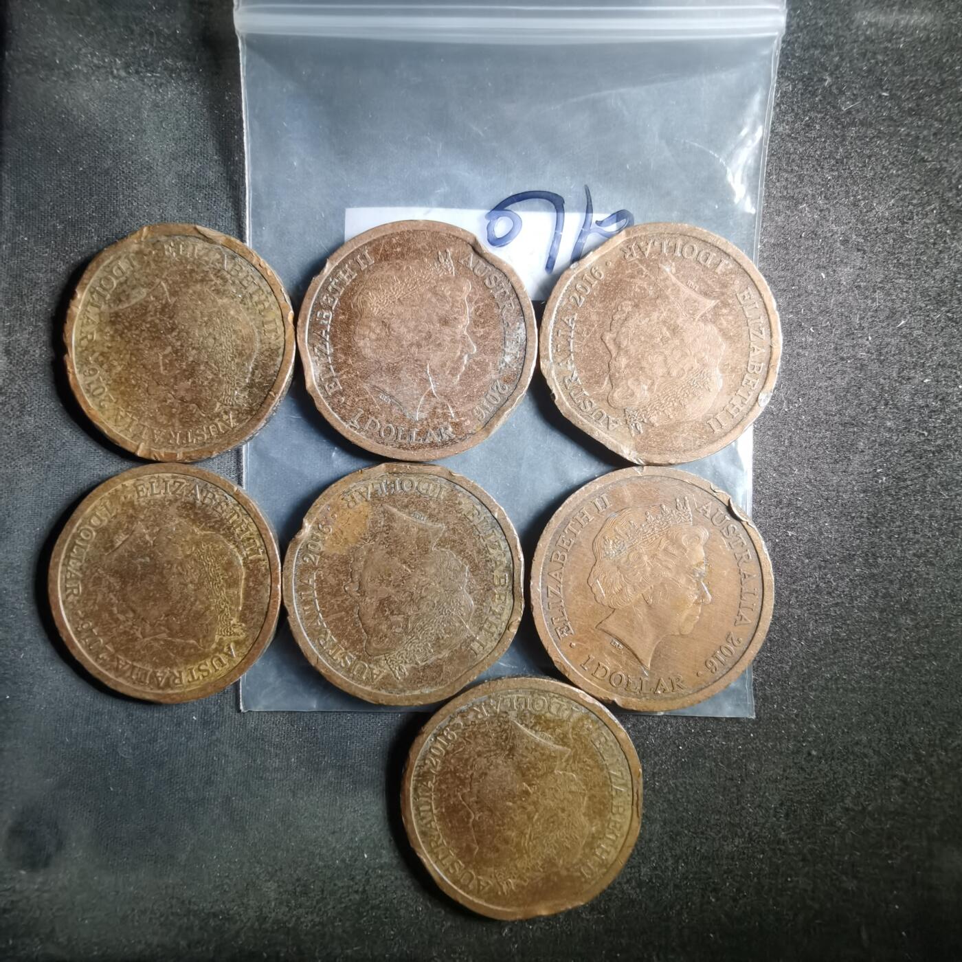 沼泽如烟--第907场 澳大利亚一元改刻 差品