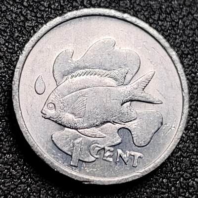 泉币菌-第132场-精品福利场 - 原光 塞舌尔 1977年 1分 铝币 硬币