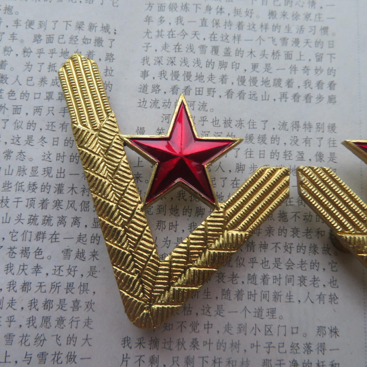 50--87仪仗队领花一付