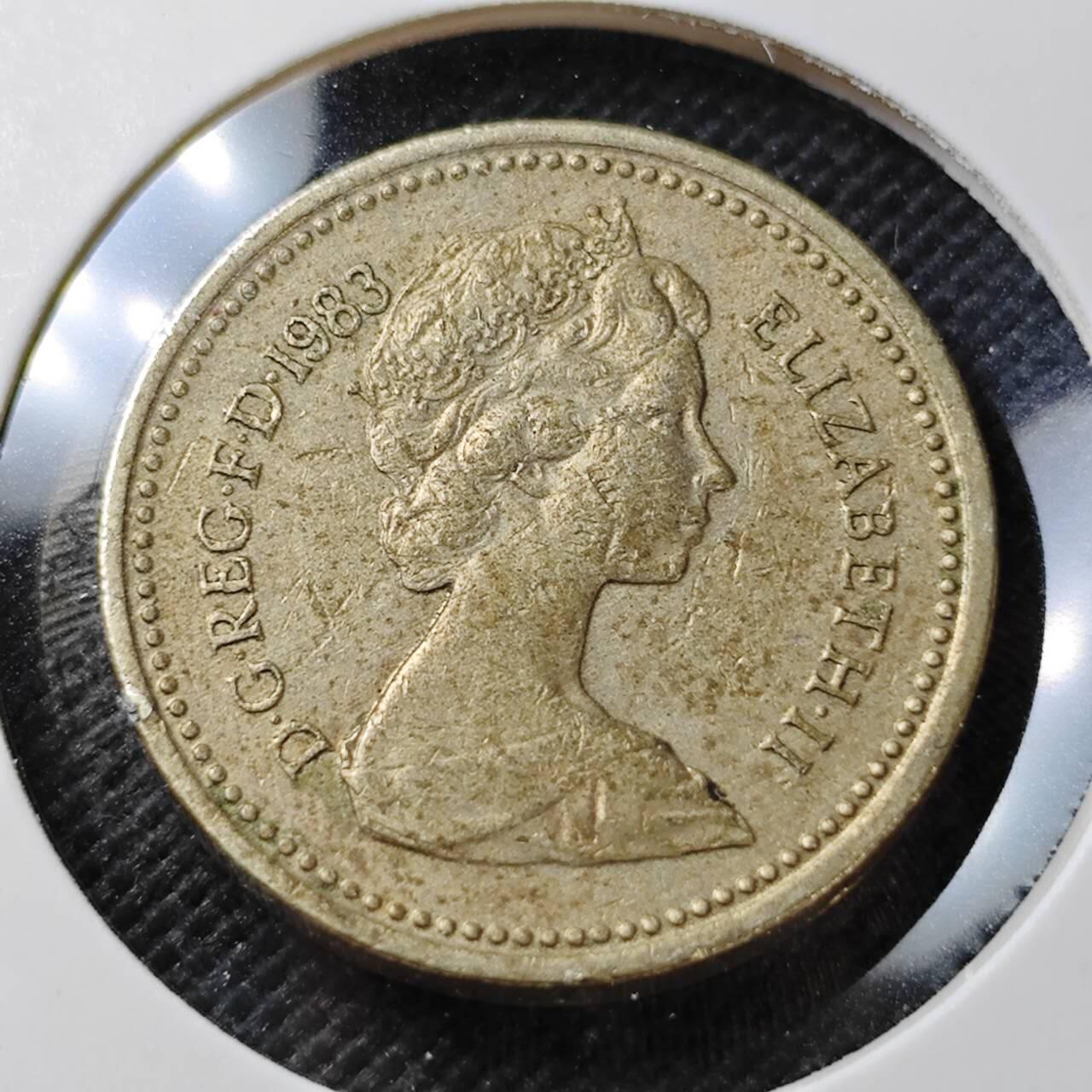 KK钱币收藏小铺  第373场  2月预留时间 周末发货  英国1镑