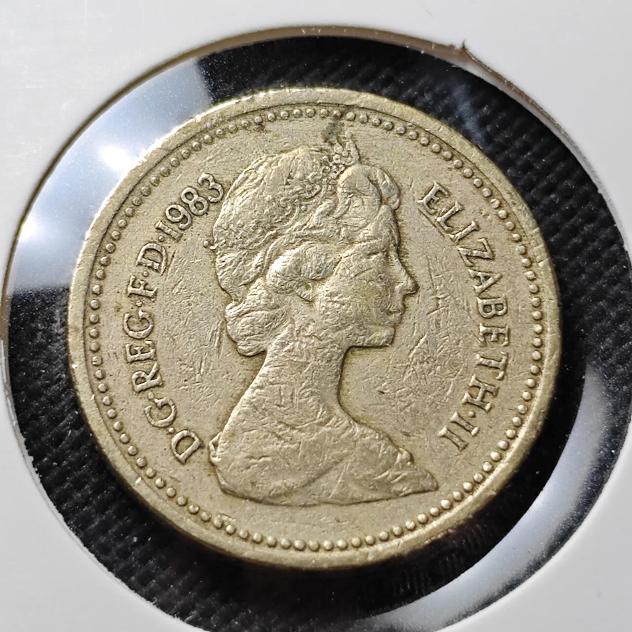 KK钱币收藏小铺  第373场  2月预留时间 周末发货  英国1镑