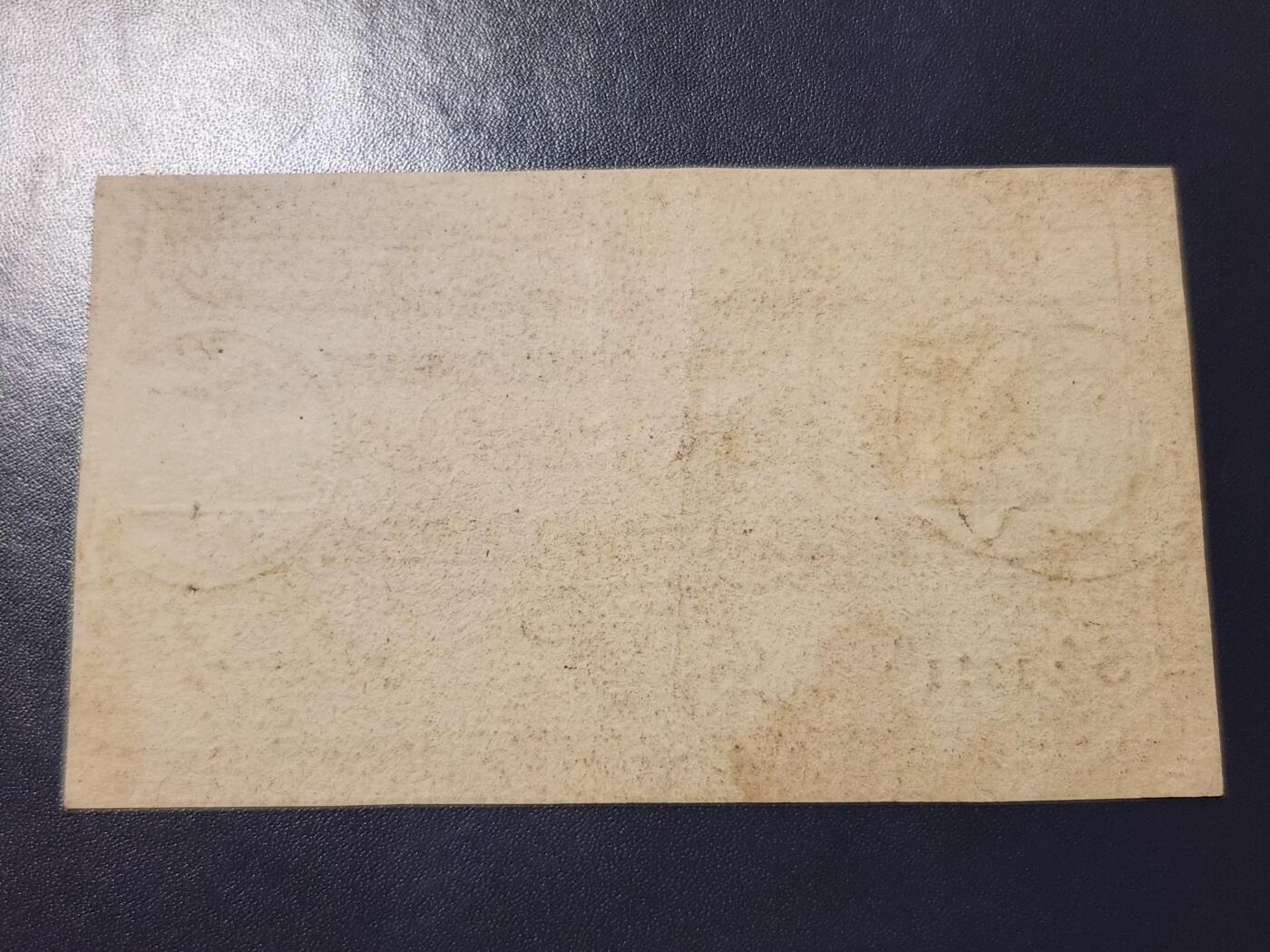 11月19号晚上8点 外国纸币自动截拍第61场 法国大革命时期 1793年 指券 (Assignat) 25苏 纸币