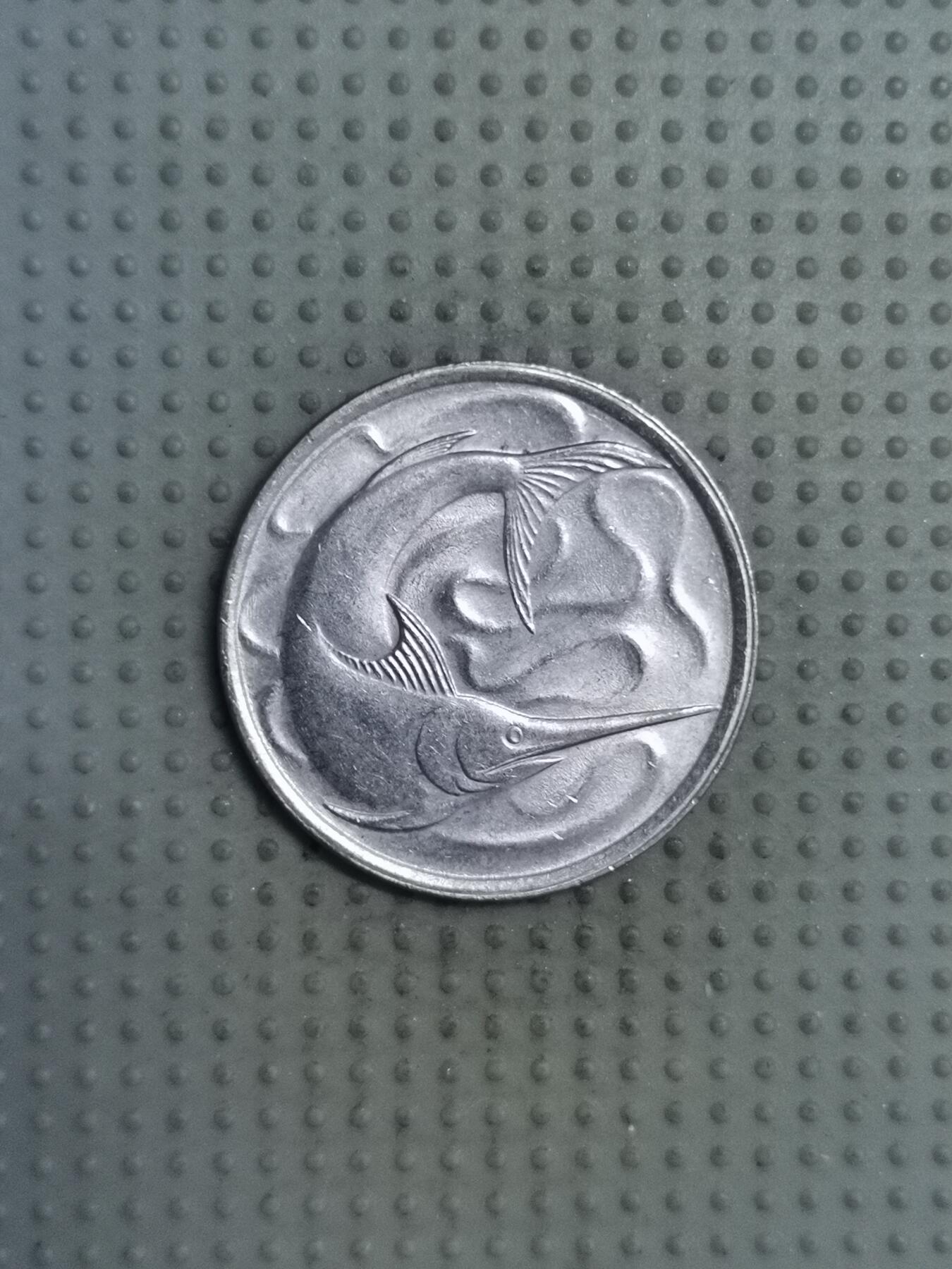 2025年第121场各国散币拍卖（总第121场） 新加坡1976年20分