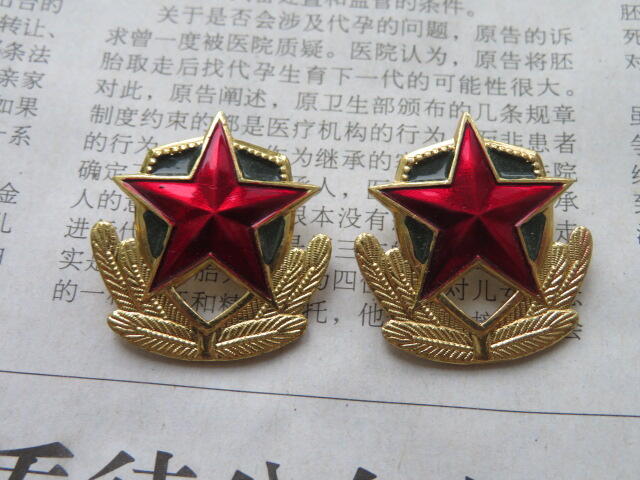 20--87武警文职肩徽一付