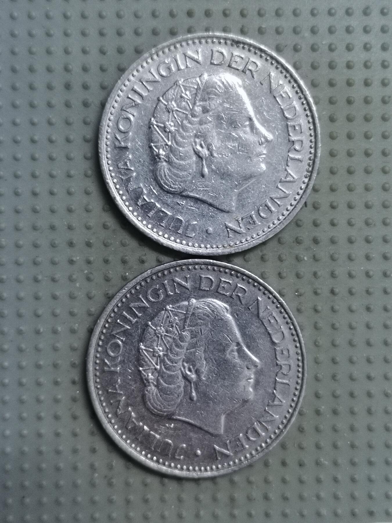 2025年第121场各国散币拍卖（总第121场） 荷兰1971年1盾2枚