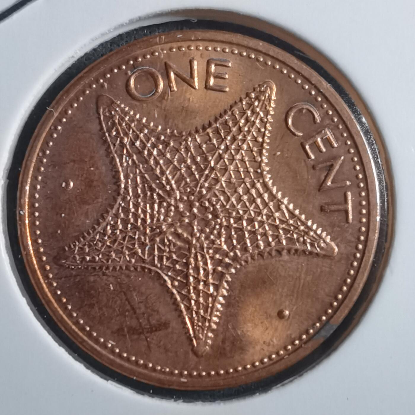 沼泽如烟--第907场 巴哈马1990年一分