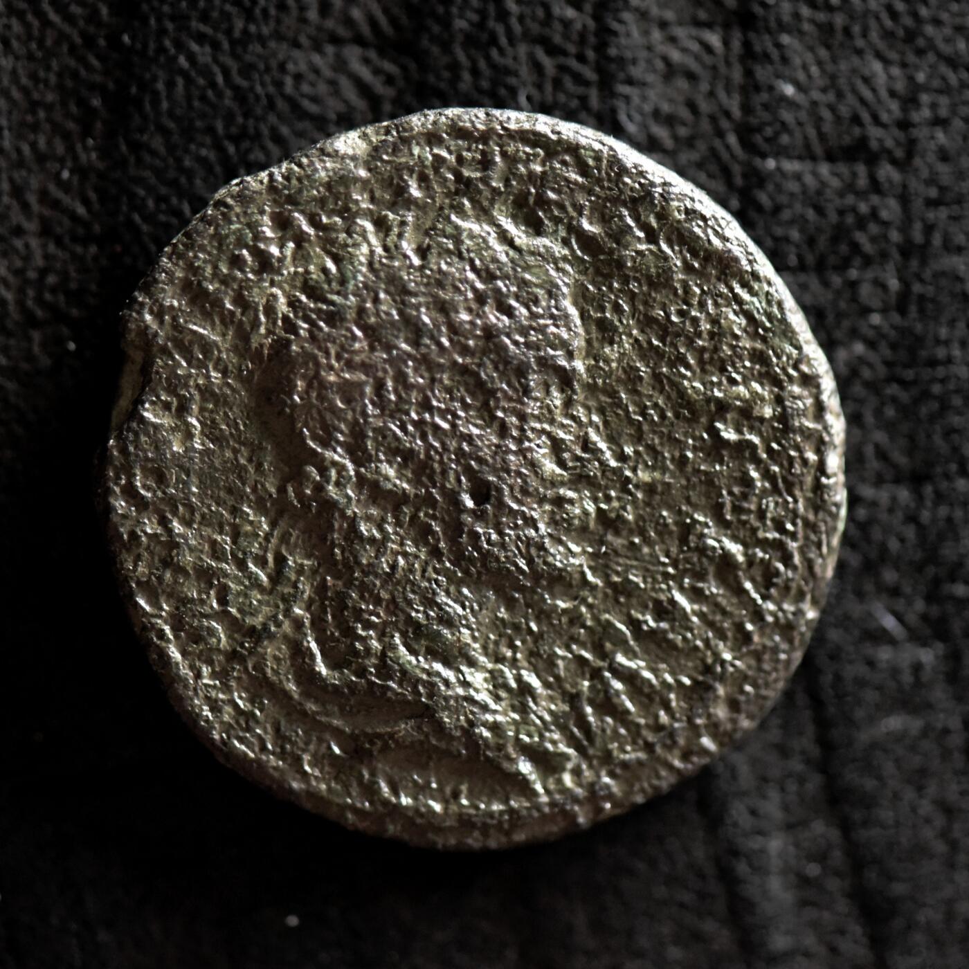 【良泉】第41期【自动场】11月27日晚19.30点开拍！86组，西方古代钱币专场 【古罗马·行省】【马恰诺波里斯】医神阿斯克勒庇俄斯，大铜币，8.34克