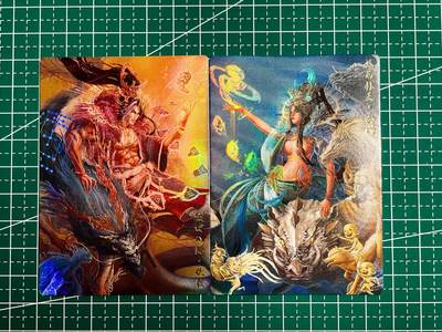 显眼宝36期 11月14日晚22:00截拍 佣金1起 可寄存～ - 047-048 伏羲 女娲一对 2张