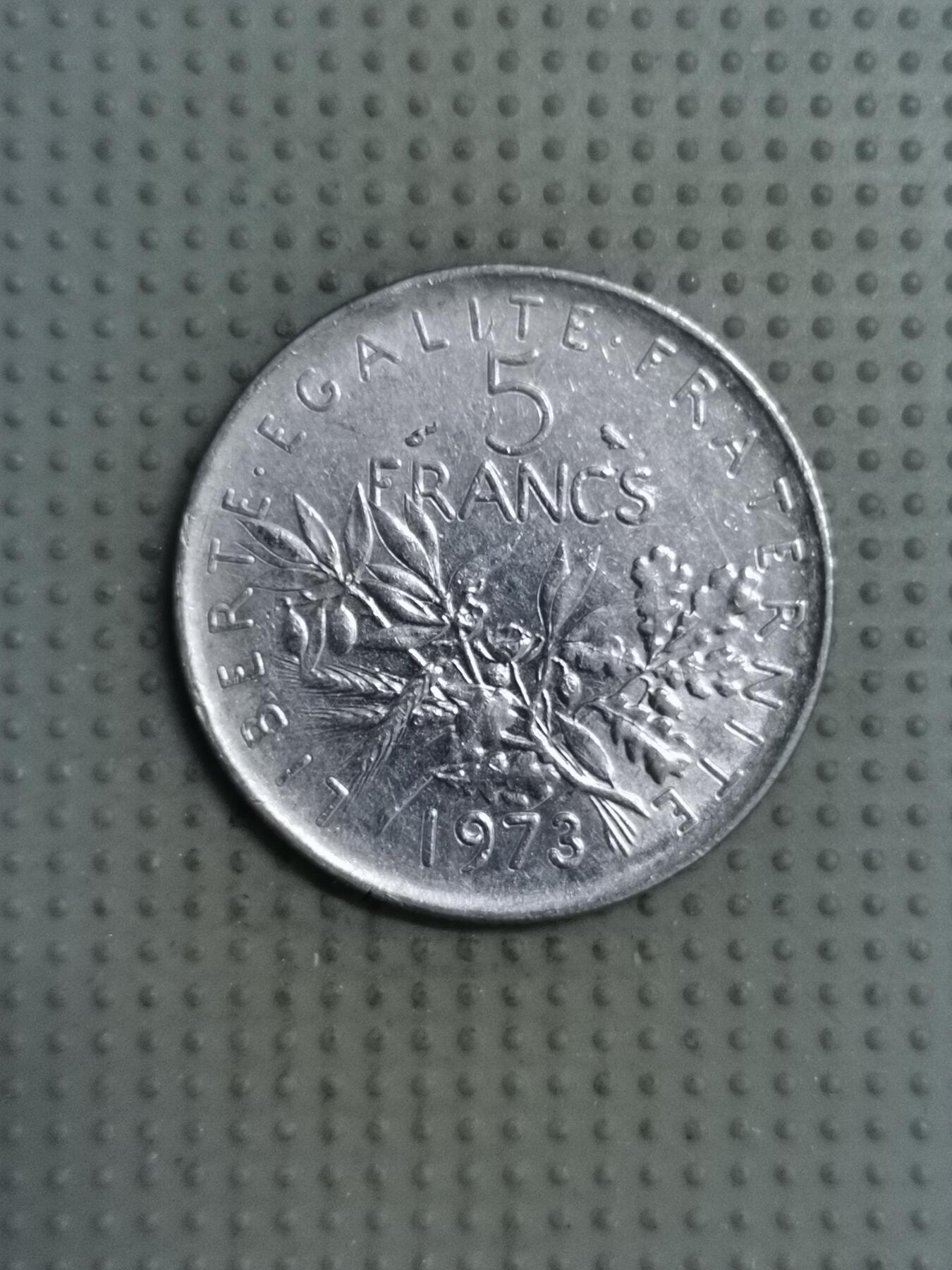 2025年第121场各国散币拍卖（总第121场） 法国1973年5法郎