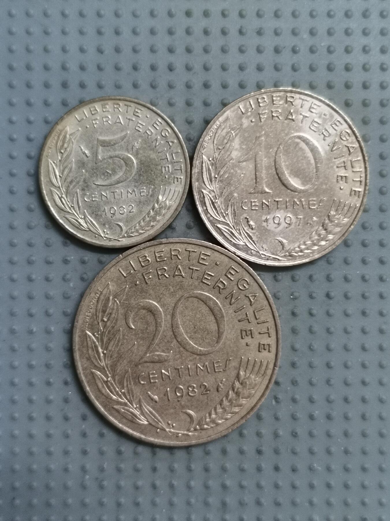 2025年第121场各国散币拍卖（总第121场） 法国生丁3枚