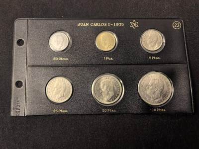 Triple S 第67期 - 1975西班牙胡安卡洛斯全套硬币