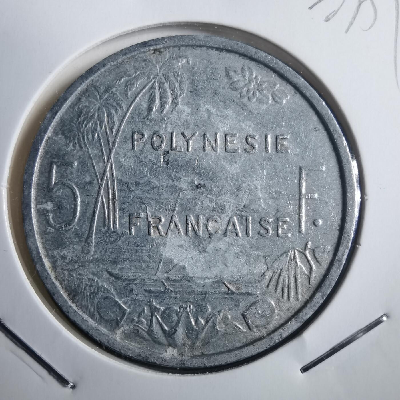 沼泽如烟--第907场 法属波利尼西亚1965年5法郎